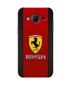 Ferrari Abstract Maroon Samsung J2 2017 Real 4D Back Cover