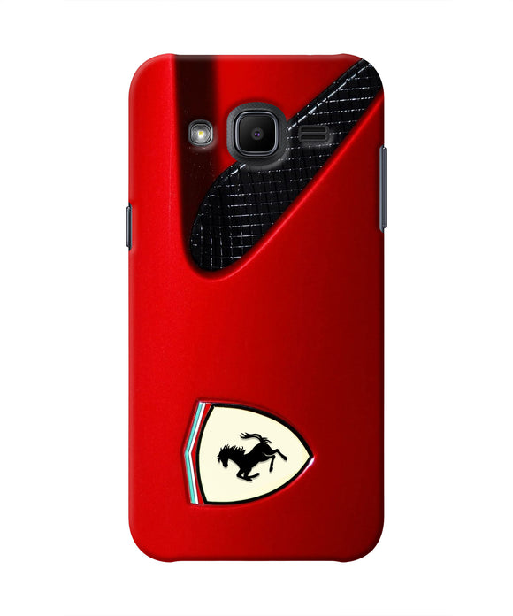 Ferrari Hood Samsung J2 2017 Real 4D Back Cover