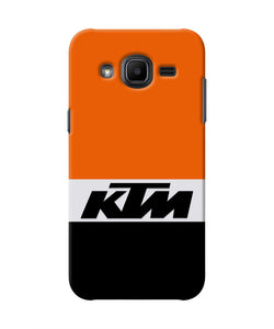 KTM Colorblock Samsung J2 2017 Real 4D Back Cover