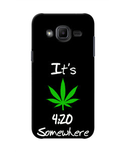 Weed Quote Samsung J2 2017 Real 4D Back Cover