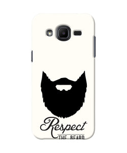 Respect the Beard Samsung J2 2017 Real 4D Back Cover