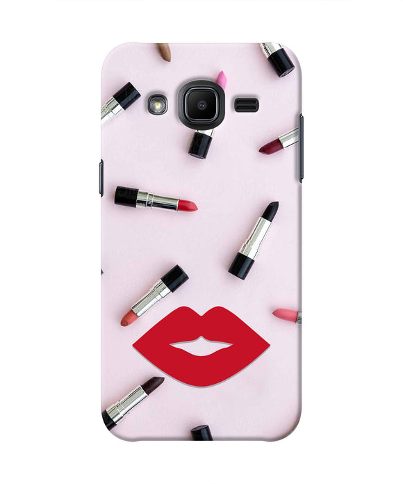 Lips Lipstick Shades Samsung J2 2017 Real 4D Back Cover