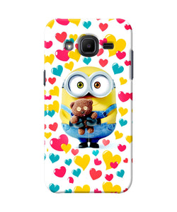 Minion Teddy Hearts Samsung J2 2017 Back Cover