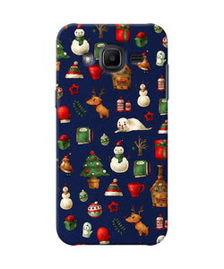 Canvas Christmas Print Samsung J2 2017 Back Cover