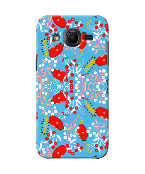 Small Red Animation Pattern Samsung J2 2017 Back Cover