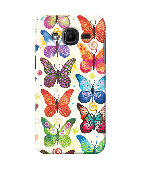 Abstract Butterfly Print Samsung J2 2017 Back Cover