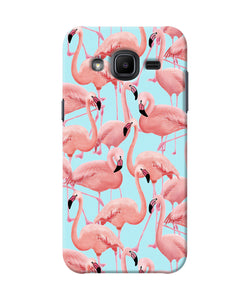 Abstract Sheer Bird Print Samsung J2 2017 Back Cover