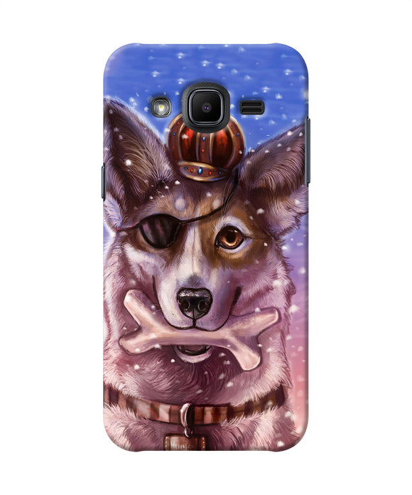 Pirate Wolf Samsung J2 2017 Back Cover