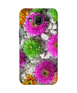 Natural Flower Stones Samsung J2 2017 Back Cover