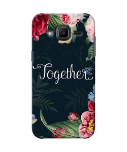 Together Flower Samsung J2 2017 Back Cover