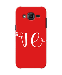 Love Two Samsung J2 2017 Back Cover