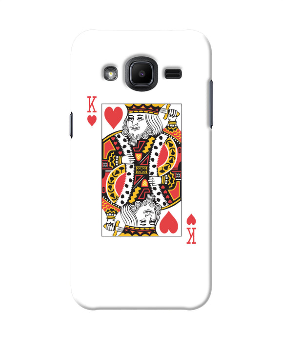 Heart King Card Samsung J2 2017 Back Cover