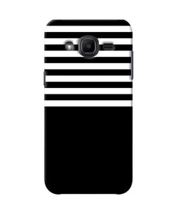 Black And White Print Samsung J2 2017 Back Cover