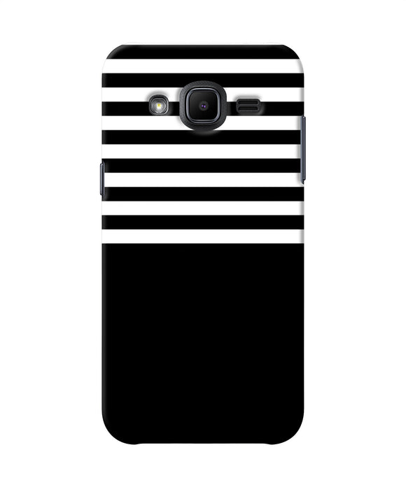 Black And White Print Samsung J2 2017 Back Cover