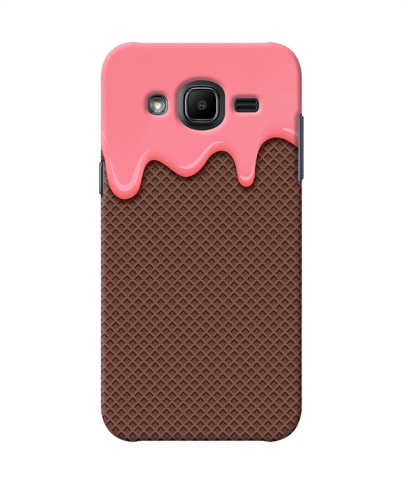 Waffle Cream Biscuit Samsung J2 2017 Back Cover