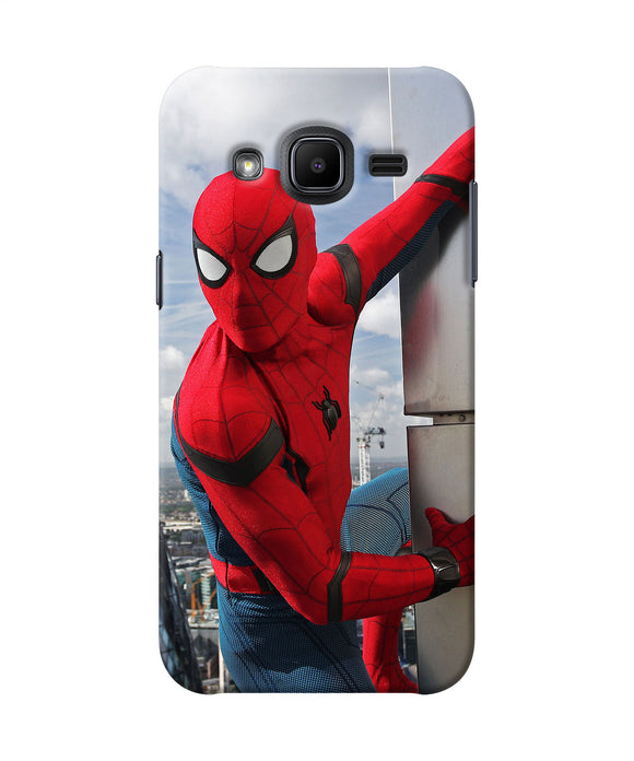 Spiderman On The Wall Samsung J2 2017 Back Cover