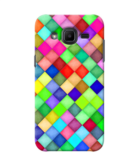 Abstract Colorful Squares Samsung J2 2017 Back Cover