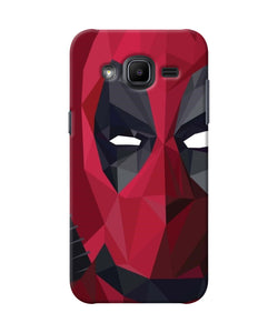 Abstract Deadpool Half Mask Samsung J2 2017 Back Cover