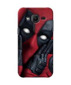 Thinking Deadpool Samsung J2 2017 Back Cover