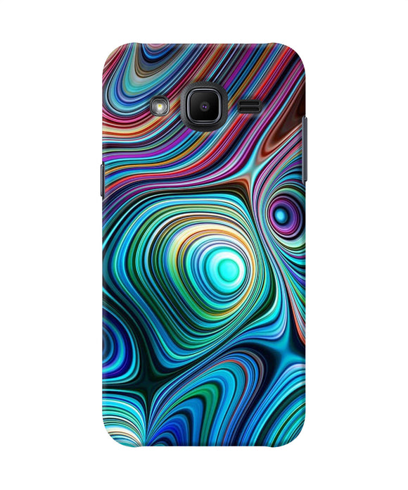 Abstract Coloful Waves Samsung J2 2017 Back Cover