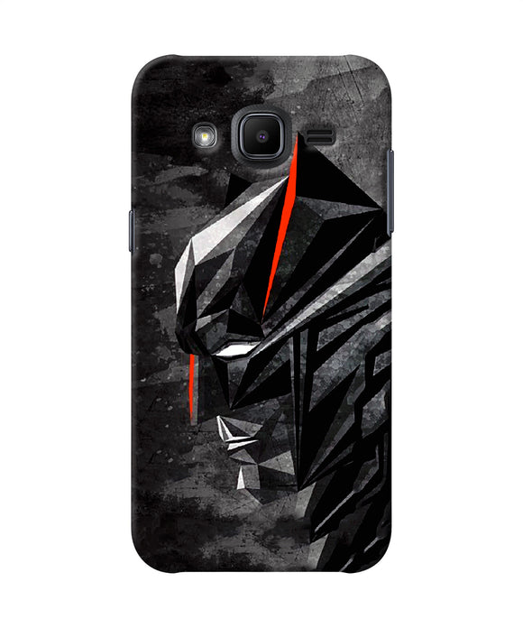 Batman Black Side Face Samsung J2 2017 Back Cover