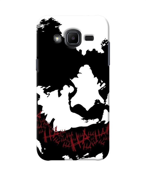 Black And White Joker Rugh Sketch Samsung J2 2017 Back Cover