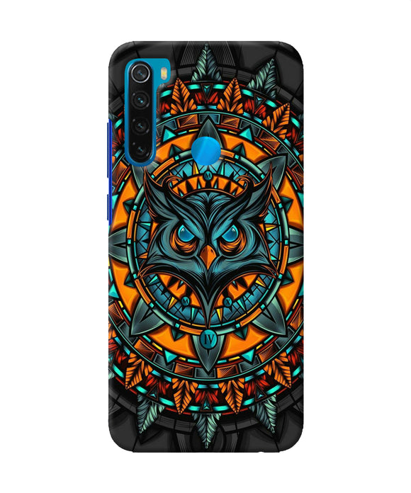 Angry Owl Art Redmi Note 8 Back Cover