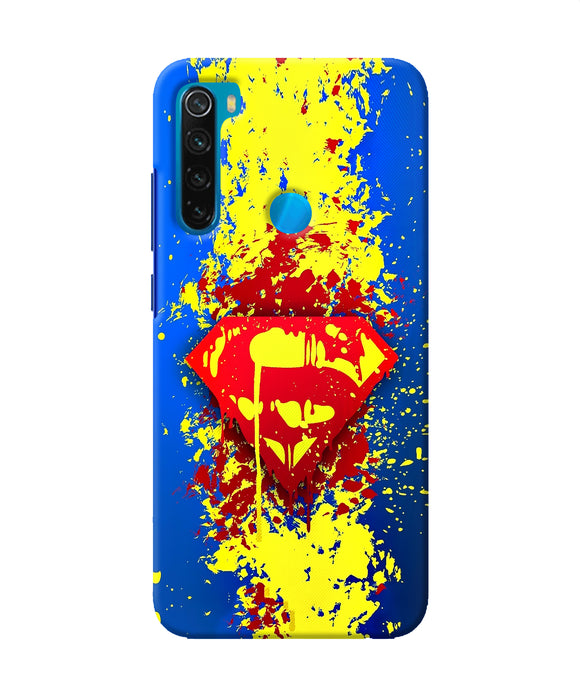 Superman Logo Redmi Note 8 Back Cover