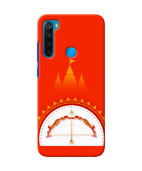 Ram Mandir Bow Arrow Redmi Note 8 Back Cover