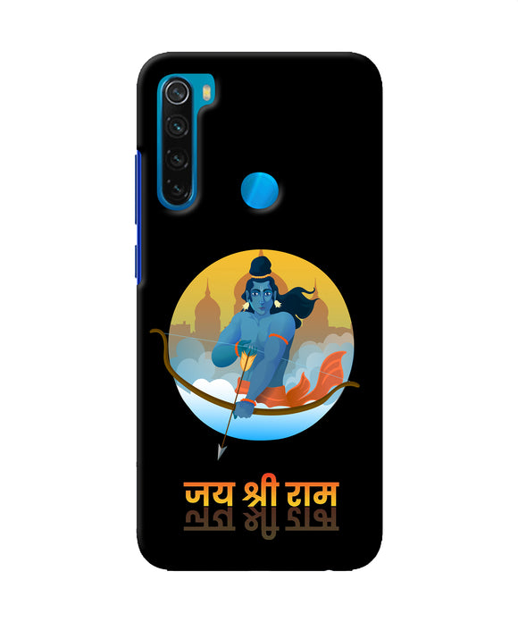 Black Jay Shree Ram Redmi Note 8 Back Cover