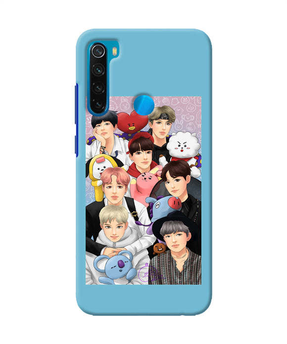 BTS with animals Redmi Note 8 Back Cover