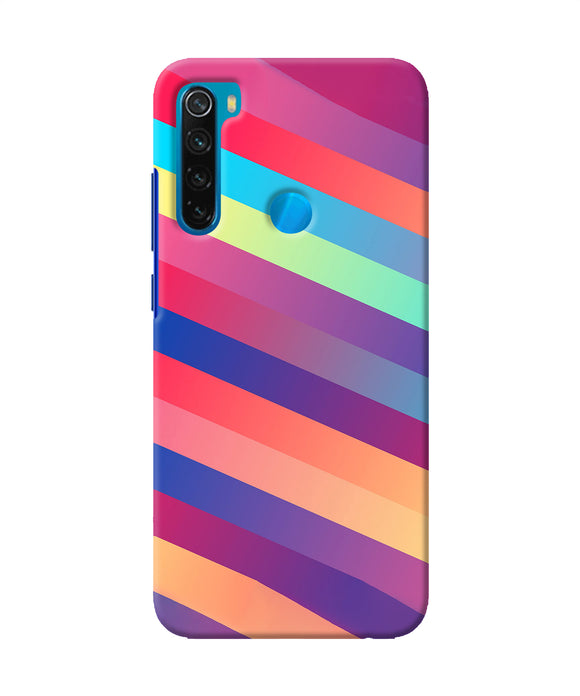 Stripes color Redmi Note 8 Back Cover