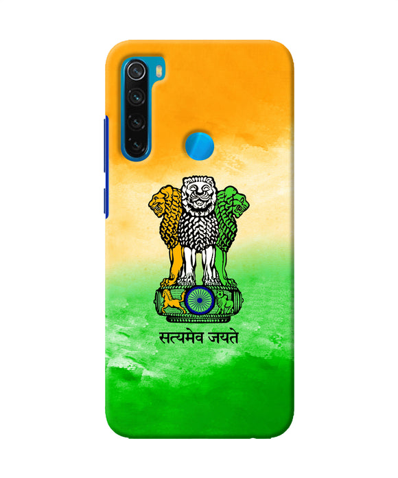 Satyamev Jayate Flag Redmi Note 8 Back Cover