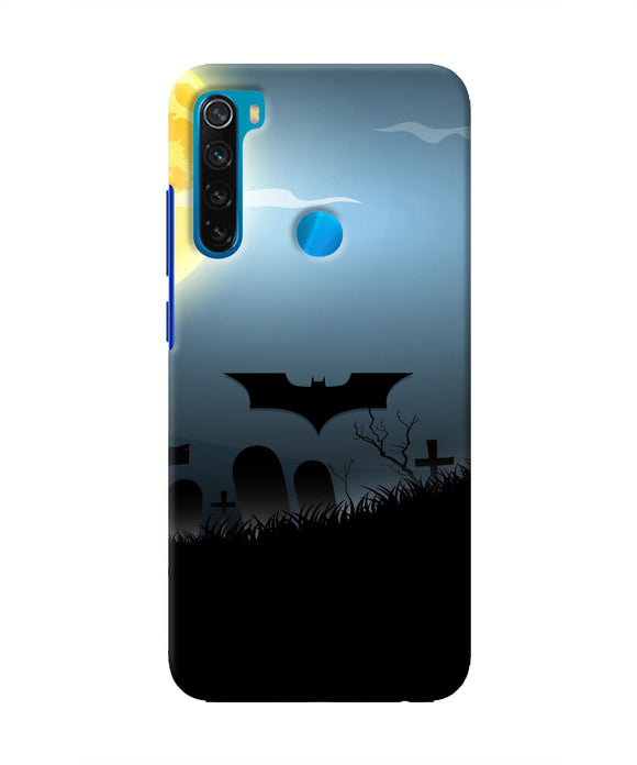 Batman Scary cemetry Redmi Note 8 Real 4D Back Cover