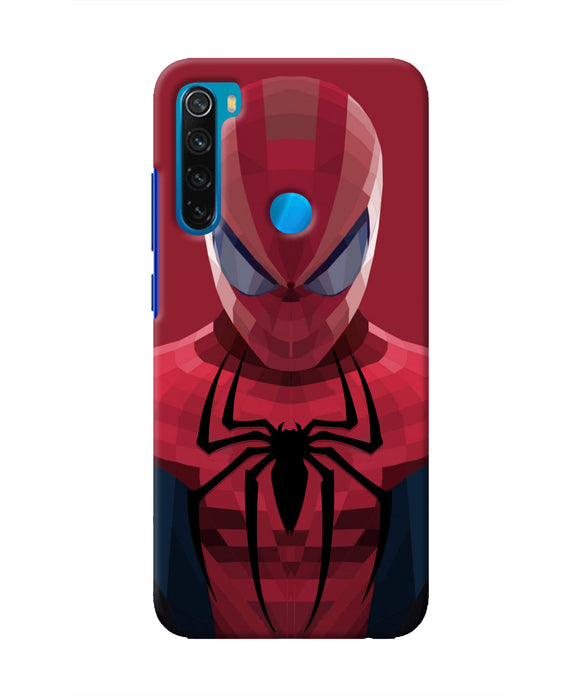 Spiderman Art Redmi Note 8 Real 4D Back Cover