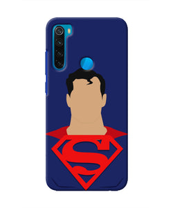 Superman Cape Redmi Note 8 Real 4D Back Cover