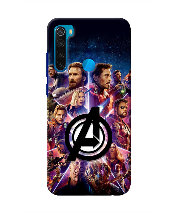 Avengers Superheroes Redmi Note 8 Real 4D Back Cover