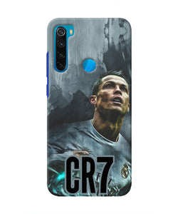 Christiano Ronaldo Grey Redmi Note 8 Real 4D Back Cover