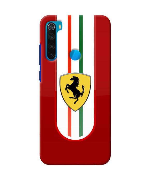 Ferrari Art Redmi Note 8 Real 4D Back Cover