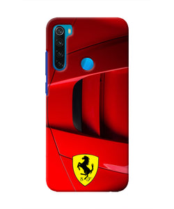 Ferrari Car Redmi Note 8 Real 4D Back Cover