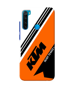 KTM Abstract Redmi Note 8 Real 4D Back Cover