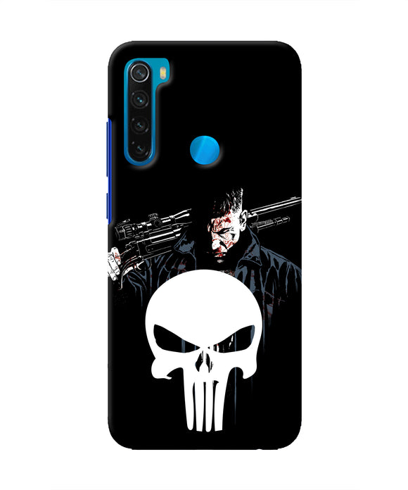 Punisher Character Redmi Note 8 Real 4D Back Cover