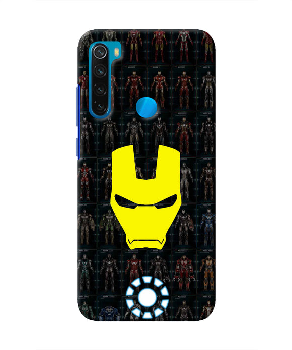 Iron Man Suit Redmi Note 8 Real 4D Back Cover