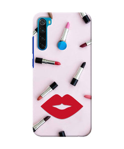 Lips Lipstick Shades Redmi Note 8 Real 4D Back Cover