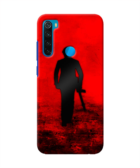 Rocky Bhai with Gun Redmi Note 8 Real 4D Back Cover