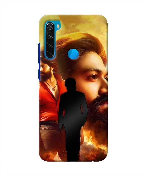 Rocky Bhai Walk Redmi Note 8 Real 4D Back Cover