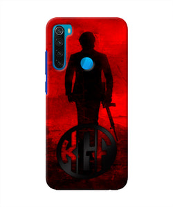 Rocky Bhai K G F Chapter 2 Logo Redmi Note 8 Real 4D Back Cover