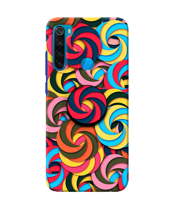 Spiral Pattern Redmi Note 8 Pop Case