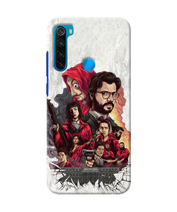 Money Heist Poster Redmi Note 8 Back Cover