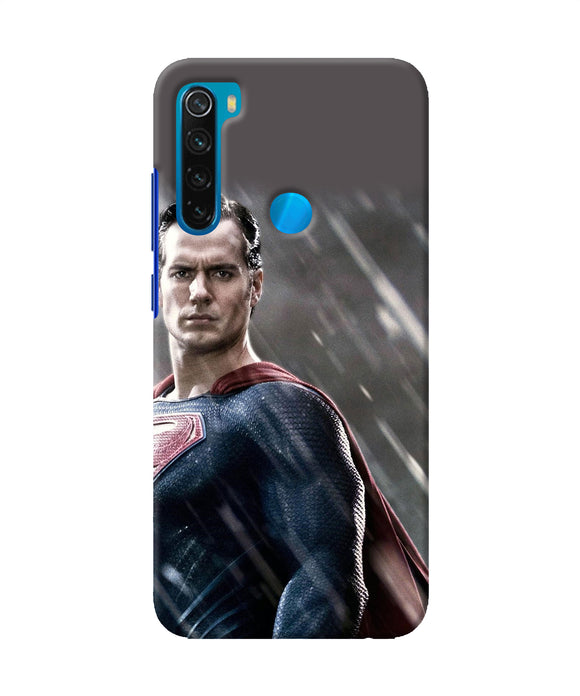 Superman Man Of Steel Redmi Note 8 Back Cover